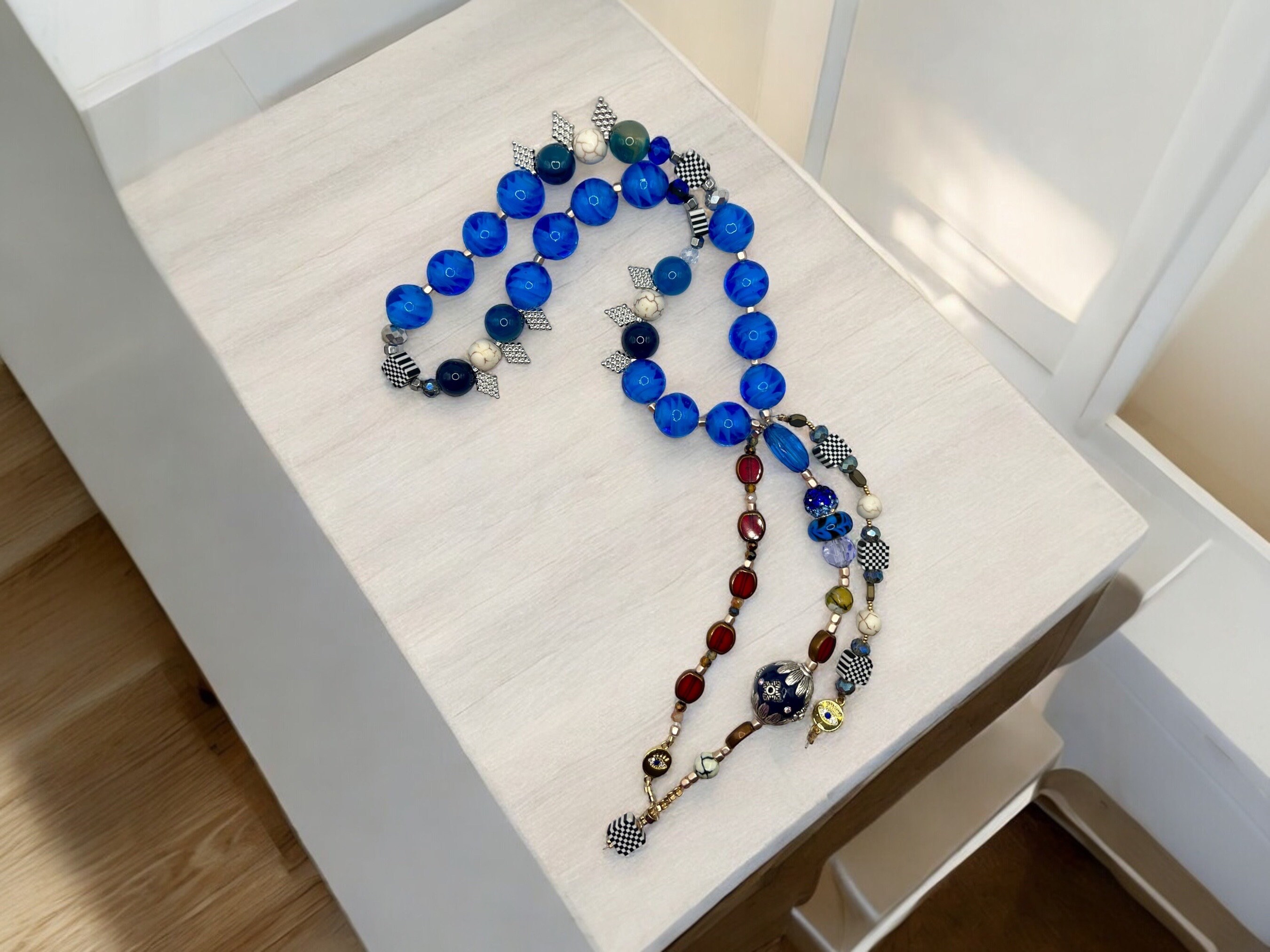 Handmade Beaded Tasbeeh | Protection Ornament | Eid Gift — view 3