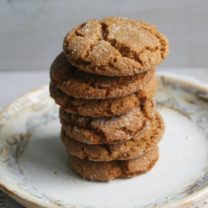 Soft Molasses Cookies - TWO DOZEN