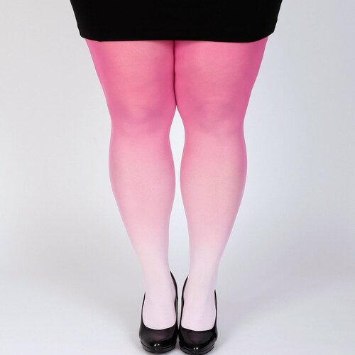 Pink Turquoise Cute Unicorn Tights Plus Size Pastel Kawaii Etsy