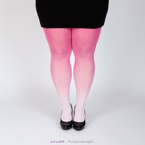 Pastel goth clothing cute plus size tights for her, pink bridesmaides outfit, Halloween costume