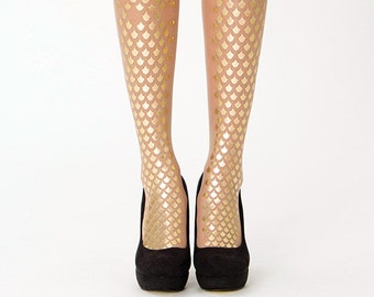 Buy Superb Quality Gold Mermaid Tights S-XL Fish Scale Pattern Online at  desertcartZimbabwe