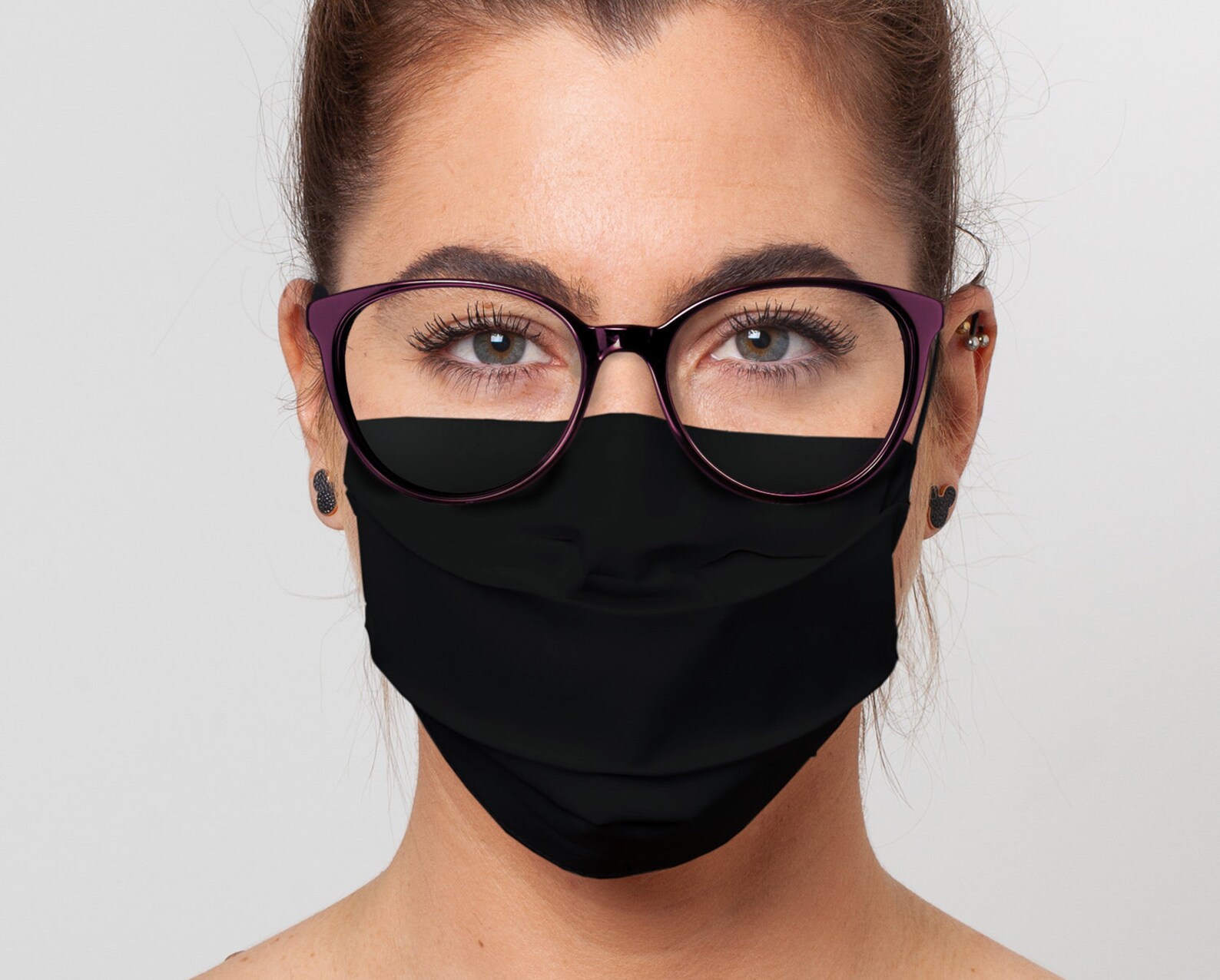 Mask for glasses face mask with nose wire washable cotton Etsy