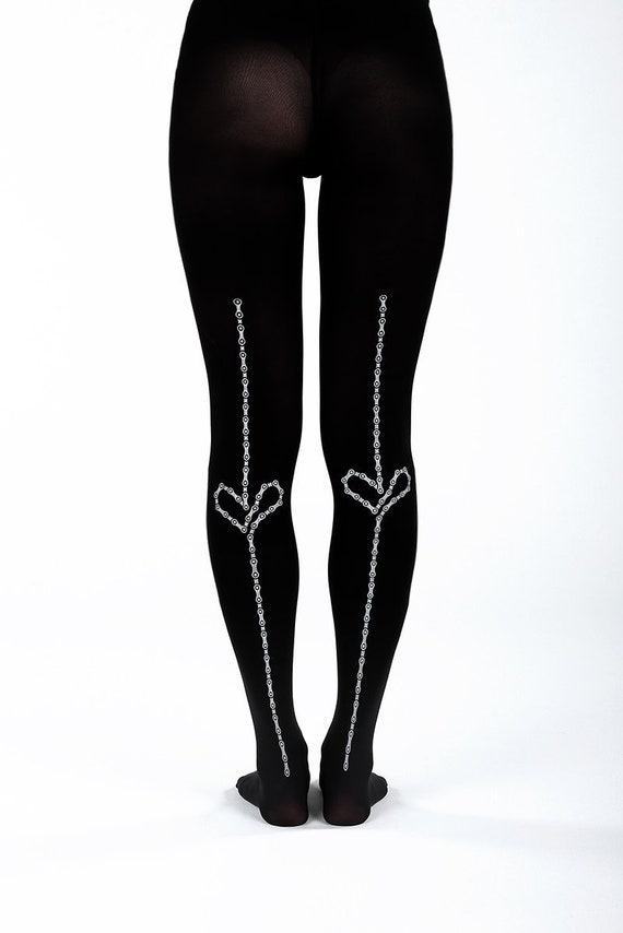 Bicycle Chain Tights, Opaque Pantyhose for Women, Cycling Gifts, Bicycle  Gifts for Her -  Singapore