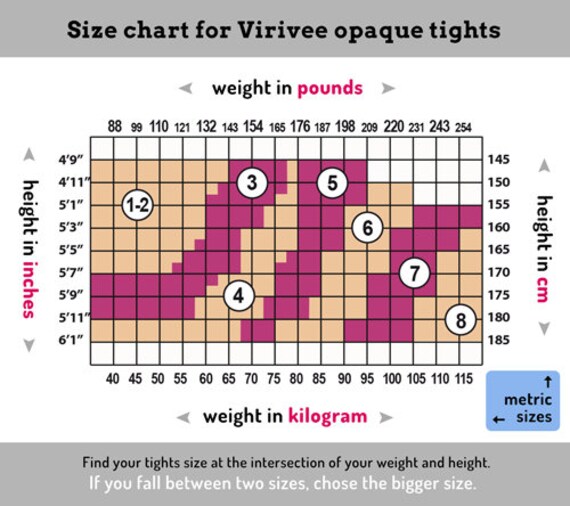 Gold Toe Tights Size Chart