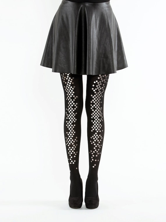 Black mermaid tights