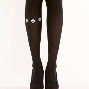 Skulls Tights Goth Tights Pantyhose Gothic Clothing - Etsy