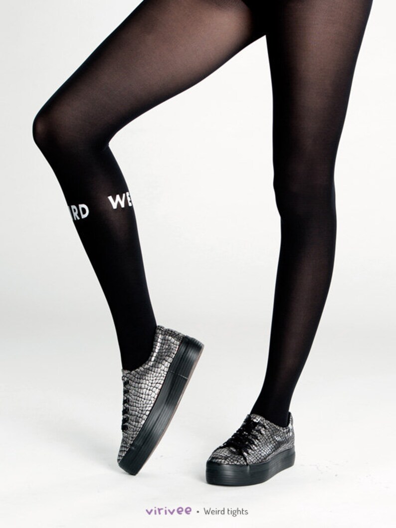 Weird Goth Clothing Plus Size Tights Alternative Clothing Etsy