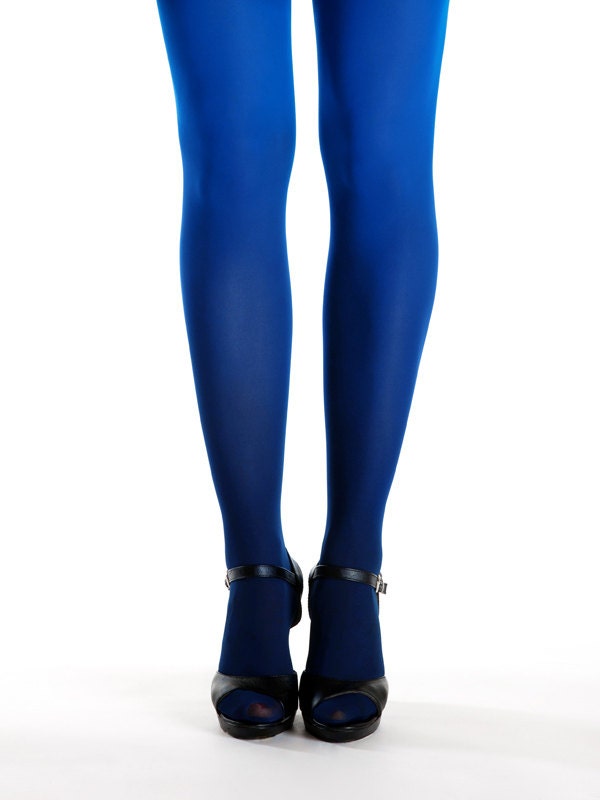 Black-blue Ombre Tights for Women Elegant Clothing - Etsy