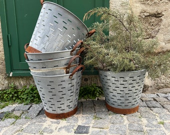 3 quantities of Olive Basket ,Metal Bucket,Metal Olive Basket,Olive Bucket