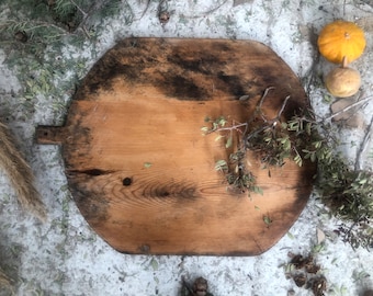 Primitive  Old Wooden Cutting Board, Wood Serving Board,Cheese Plate