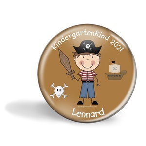 Button / Magnet / Taschenspiegel / Flaschenöffner 59mm - KINDERGARTENKIND
