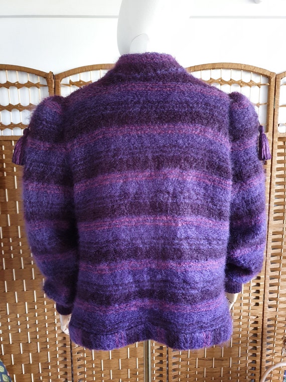 1980s German Escada mohair cardigan ~ wool sweate… - image 9
