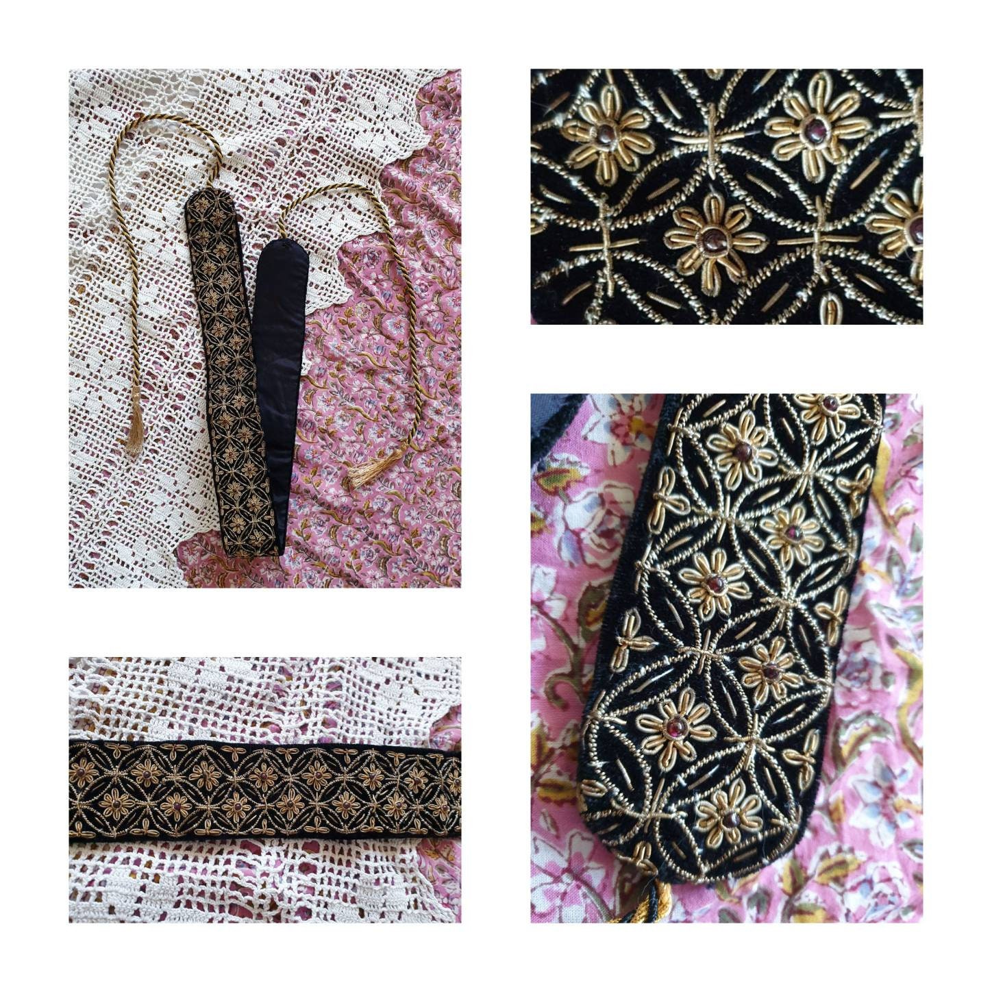 ハンドメイド　和柄ロングコルセット ハンドメイド 和柄ロングコルセット