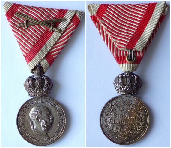 Öオーストリア帝国軍＊１９１４-１９１８戦争従軍メダル/章（実物） Öオーストリア帝国軍＊1914-1918戦争従軍メダル/章（実物）