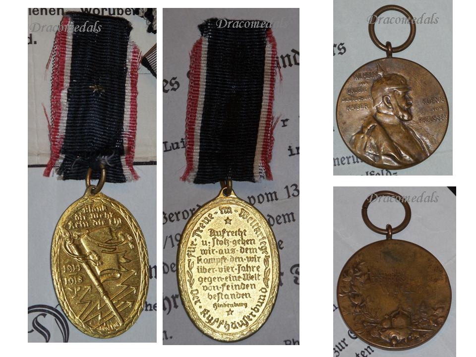  X-Toy 2 medallas militares, medalla alemana de Baviera de  excelencia militar, cruz de Hindenburg, colección : Deportes y Actividades  al Aire Libre