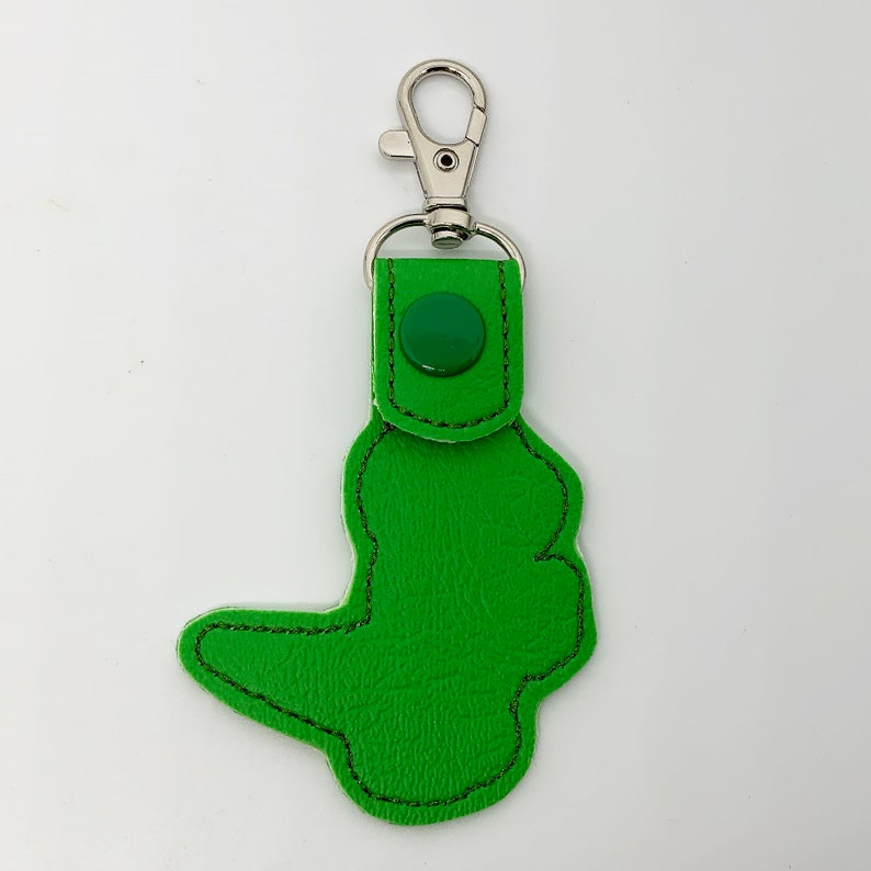 Tyrannosaurus Rex Dinosaur Keychain Trex Key Fob Green Etsy