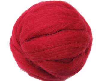 SALE Lava 21.5mic Merino Wool Roving Color