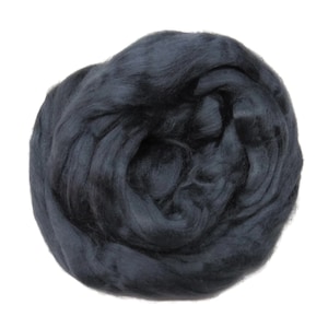 Viscose Fiber for felting ,spinning, paper making and art batts . color: Storm
