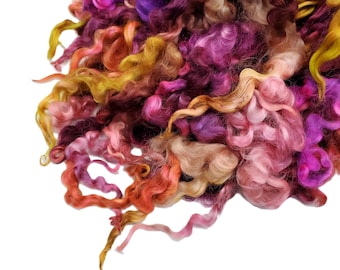 1oz, Lincoln wool locks , 6 inch  ADF-12
