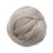 Natural Corriedale  Wool Roving, Light Beige Mix 