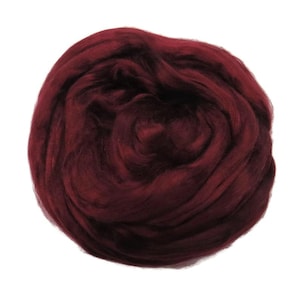 Viscose Fiber for felting ,spinning, paper making and art batts . color: Soft Fruit