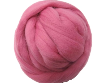 SALE! 21.5mic Merino Wool Roving , Color: Lush