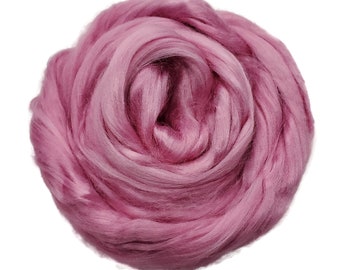 Viscose Fiber for felting ,spinning, paper making and art batts . color: Baby