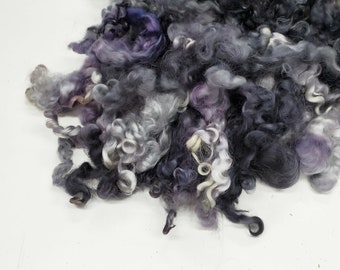 1 oz  Leicester wool locks , hand-dyed , 5 inch long , ADF-23