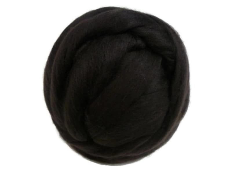 Superfine Merino Wool Roving 19 Microns colour Coffee Etsy