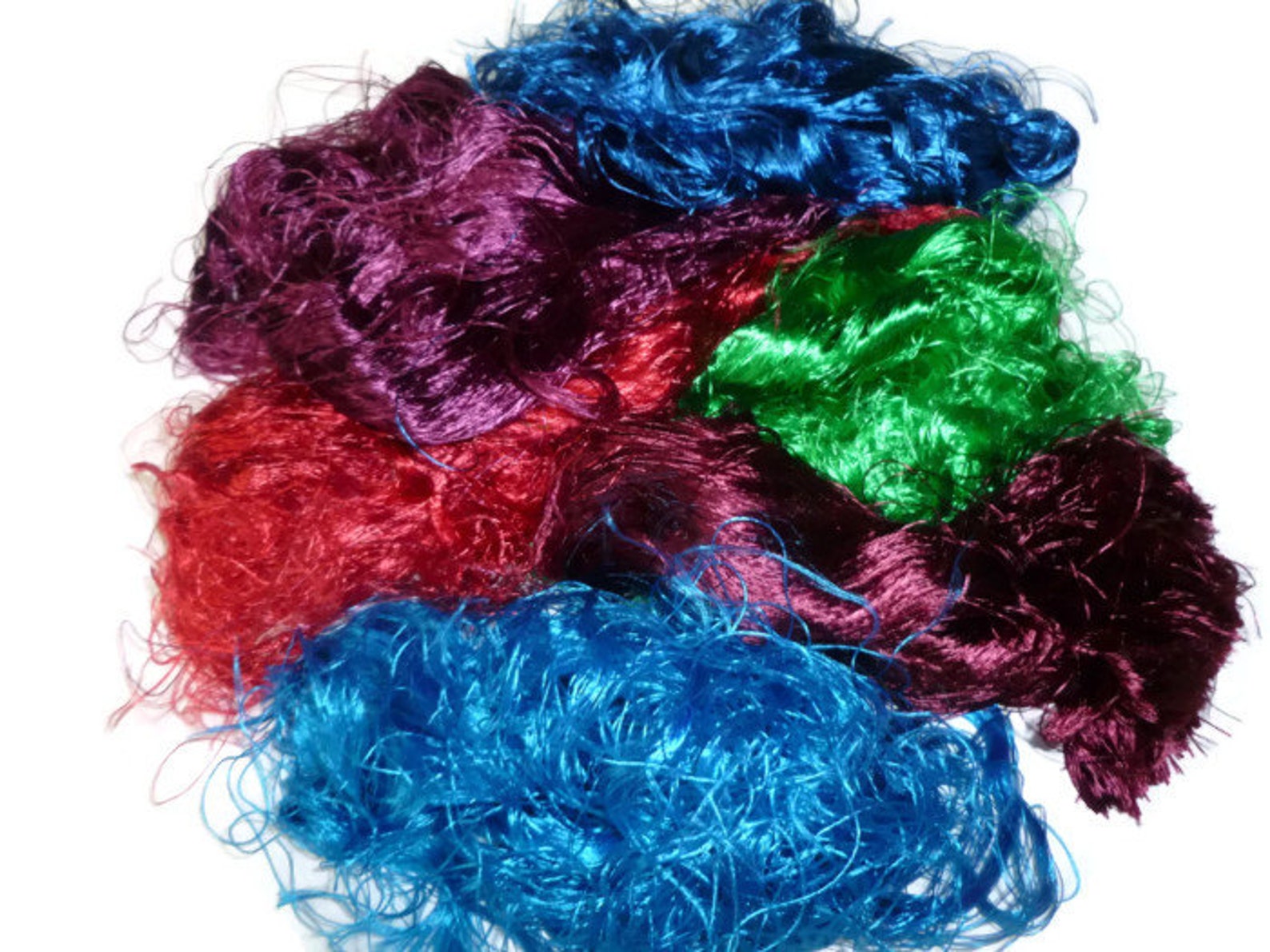 Banana Silk Fiber1 Oz Mix cold Colours Etsy
