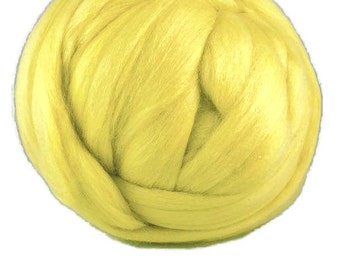 Super-fine Merino wool  19 microns,  Color: Citron