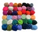 Felting Wool Roving Palette Kit - 42 Corriedale Color Assortment Mix Variety Super Combination Pack 