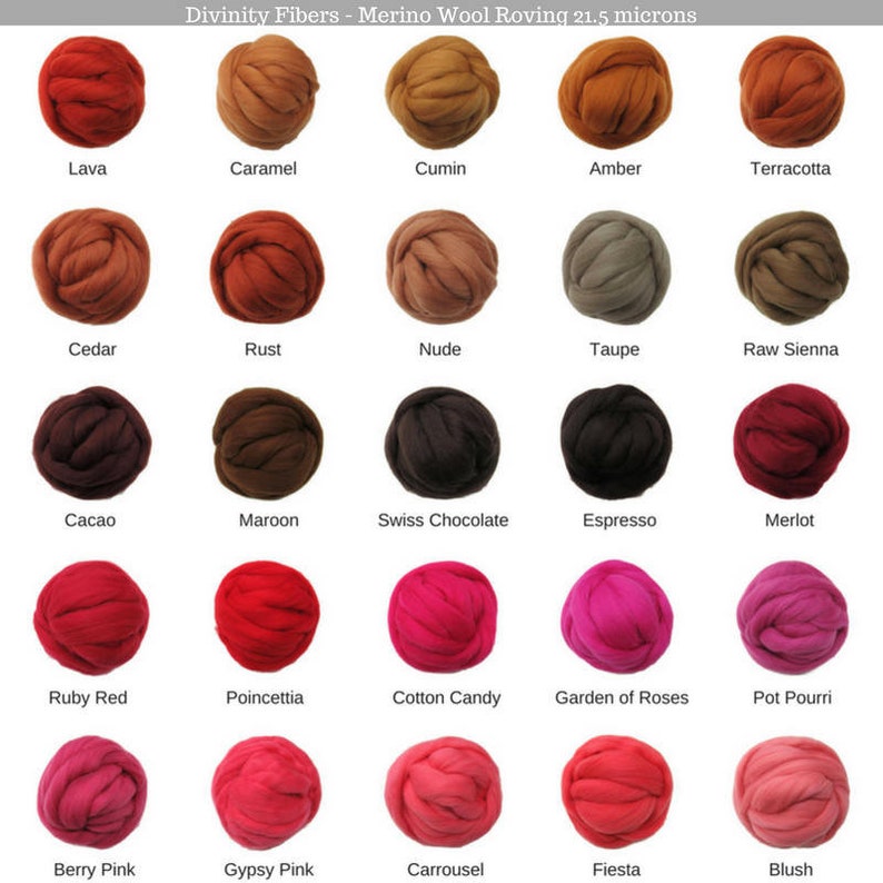 SALE! 21.5mic Merino Wool Roving , Color: Winter Wonderland - Etsy