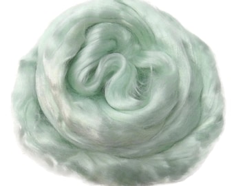 Viscose Fiber for felting ,spinning, paper making and art batts . color: Lily of the Valley