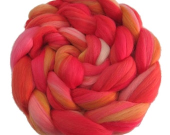 Superfijne merino wol roving 19 micron 4 oz, Tempera collectie (Calypso)