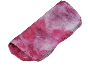 Hand dyed Silk Hankies , HANK-13
