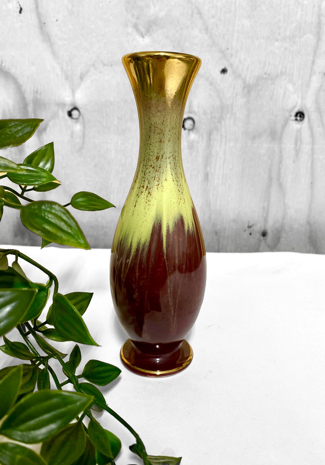 Vintage West German Pottery Vase Bay Keramik Mid Century