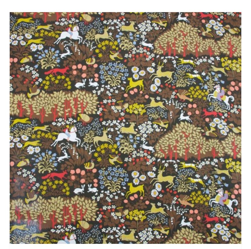 ★専用★ Swedish vintage cloth・* Swedish Retro Fabric Scandinavian Design the Hunt Jakten