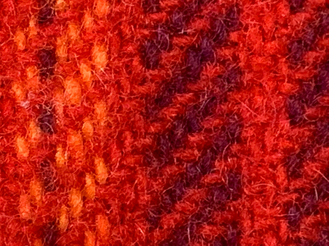 Viola Gråsten Blanket / Plaid snark. Red Woolen Etsy