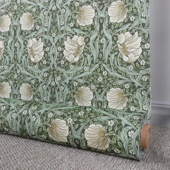 ウィリアムモリス ボタニカル柄カーテン２枚 Amazon｜William Morris レトロウィンドウカーテン ボタニカル柄