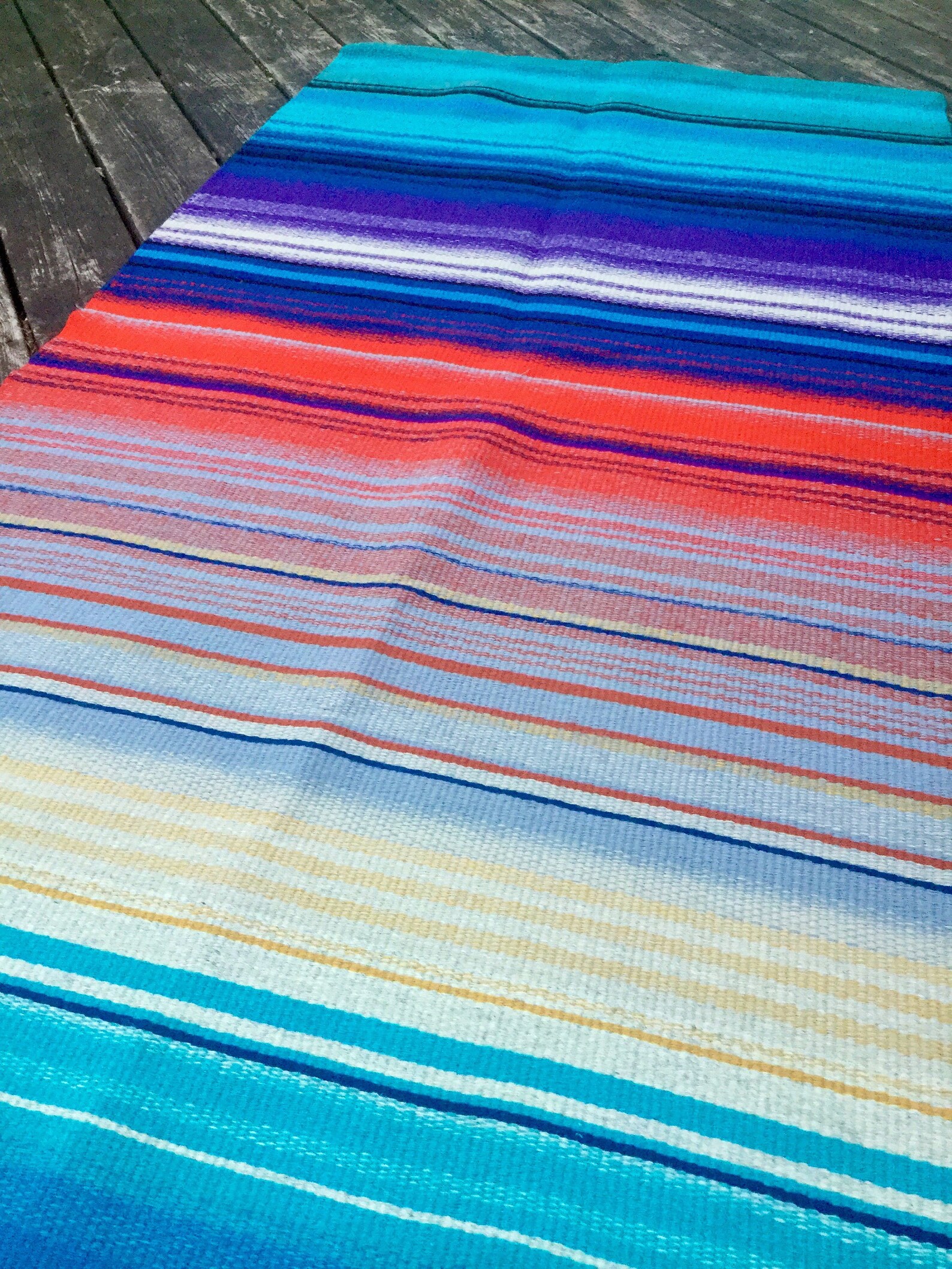 Scandinavian Hand Woven Wool Mat Swedish Folk Art Rug Wall Etsy