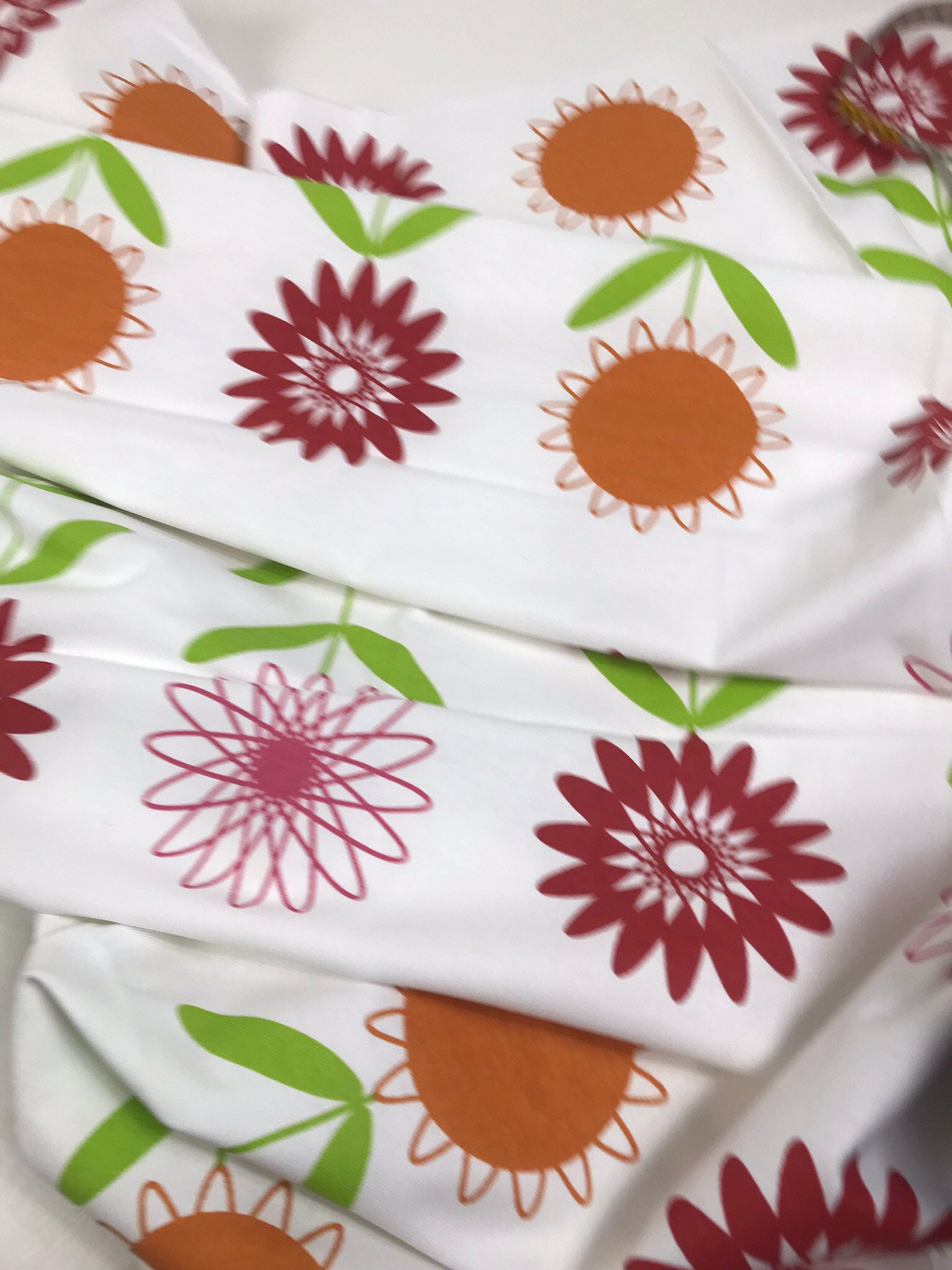 English Retro Inspired Fabric Design Floral Print Colorful | Etsy