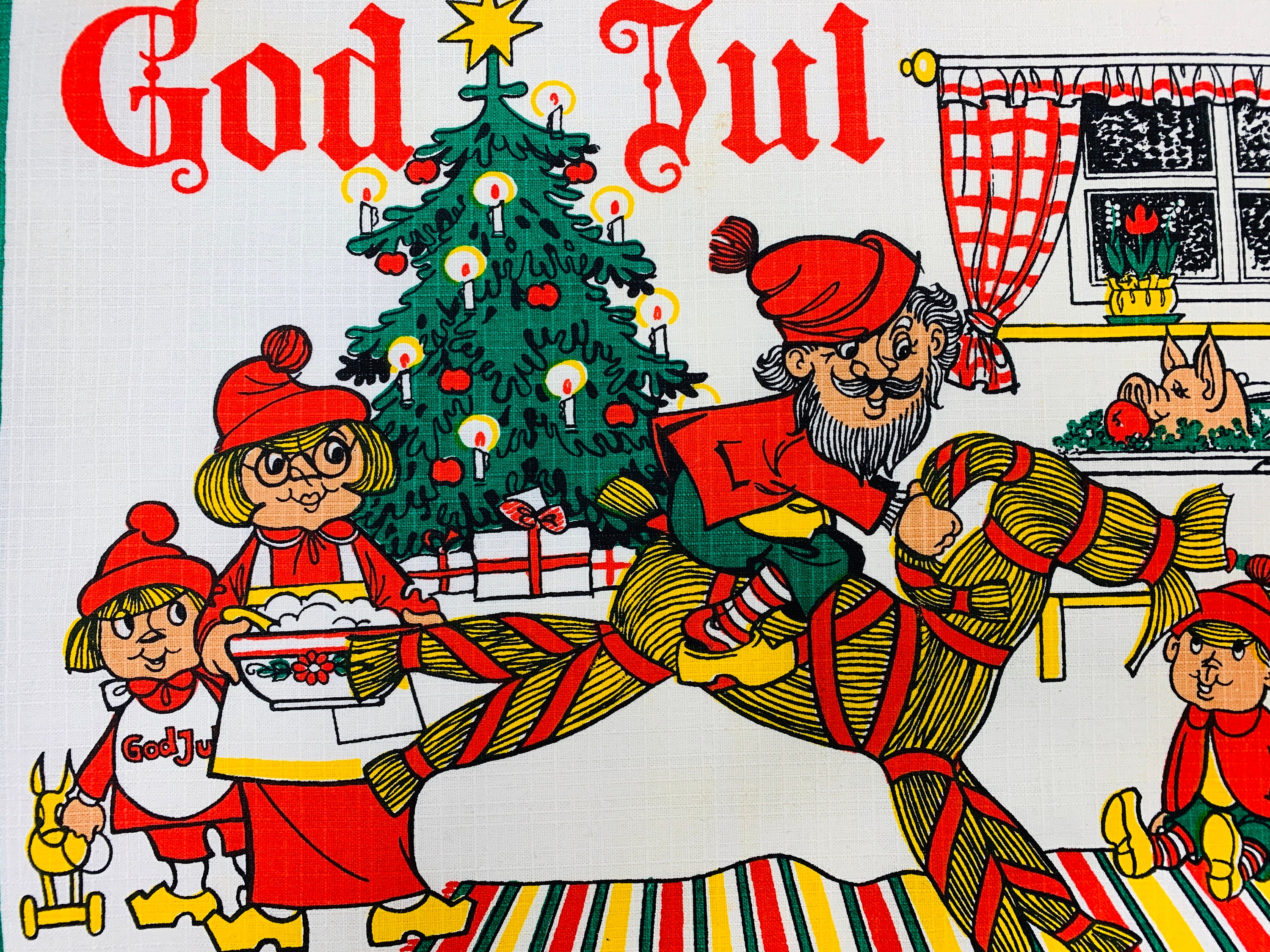 Sweden＊GOD JUL＊Christmas tapestry・* il_fullxfull.2704789685_d2w9.jpg