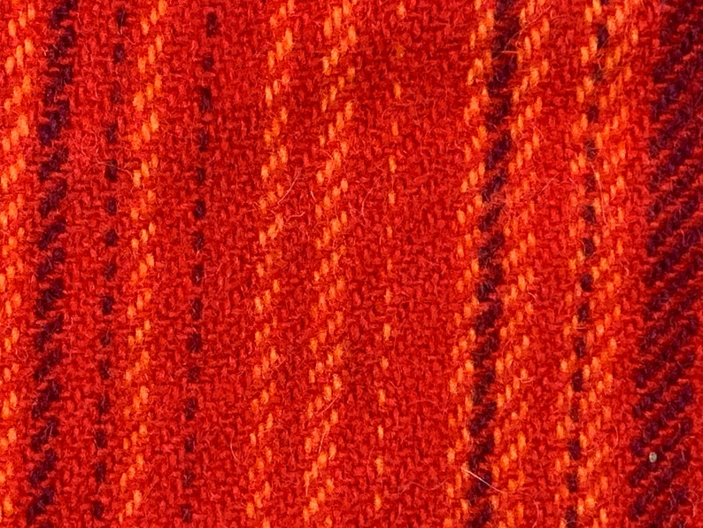 Viola Gråsten Blanket / Plaid snark. Red Woolen Etsy