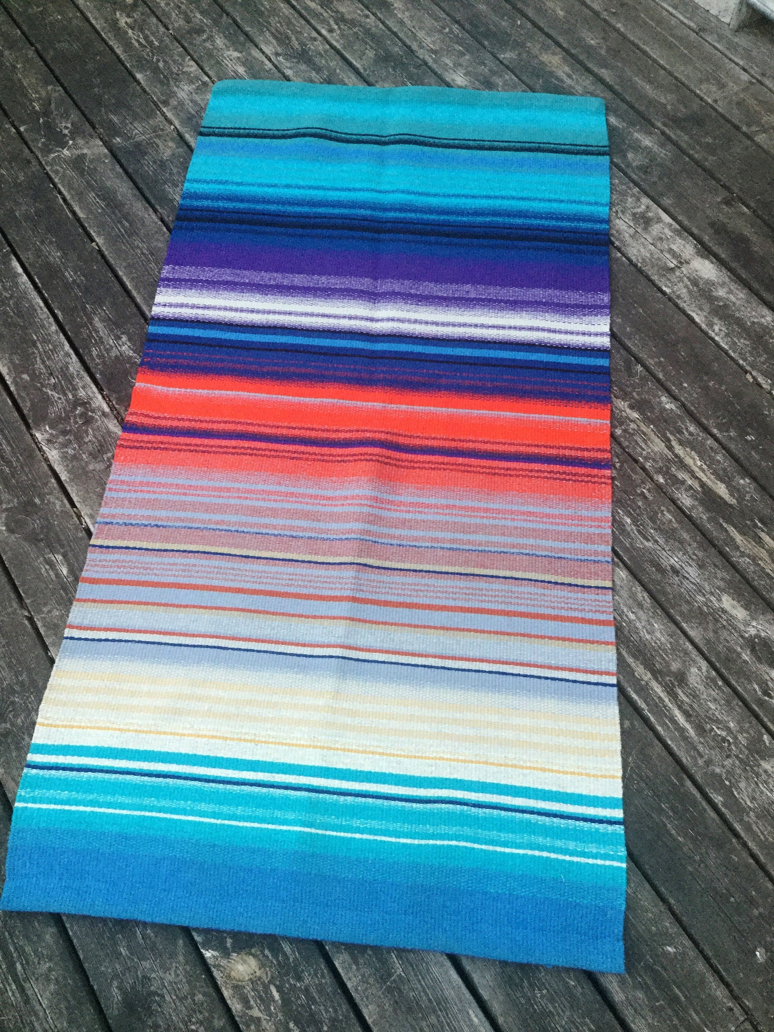 Scandinavian Hand Woven Wool Mat Swedish Folk Art Rug Wall Etsy