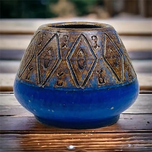 Vintage Bay Keramik Vase: West German Pottery, Mid-century Modern