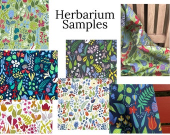 A sample of the lovely designer fabric Herbarium Stig Lindberg Select color and material