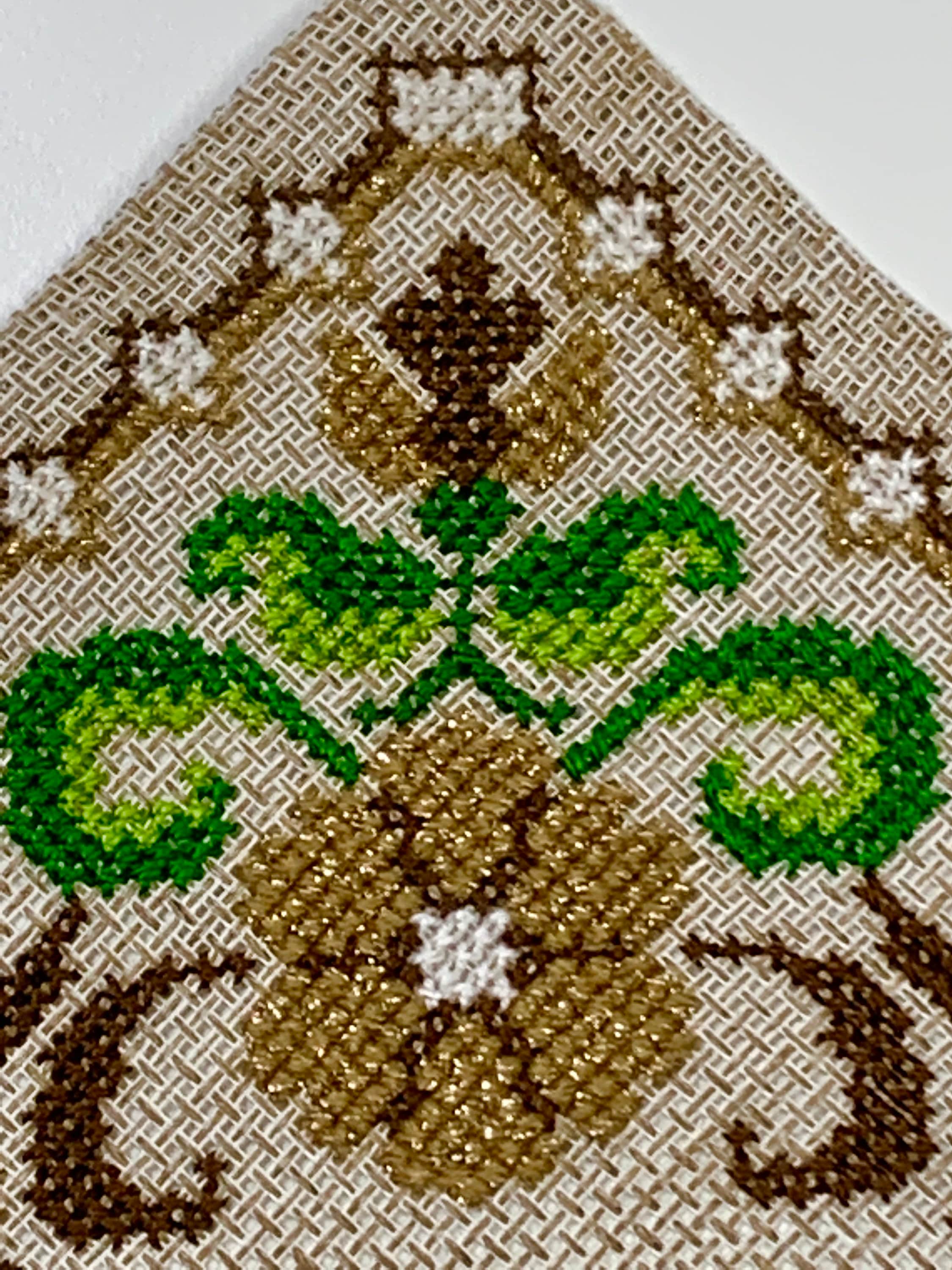 Vintage Swedish Embroidered Tablecloth: 1950s Floral Cotton
