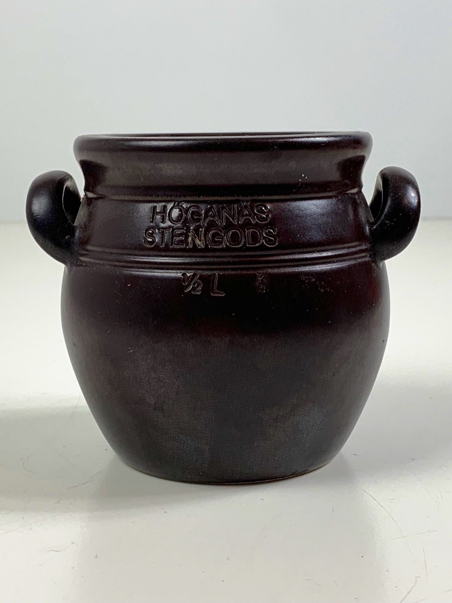 Vintage Höganäs Stoneware Jar: 1960s Swedish Pottery Container - Etsy