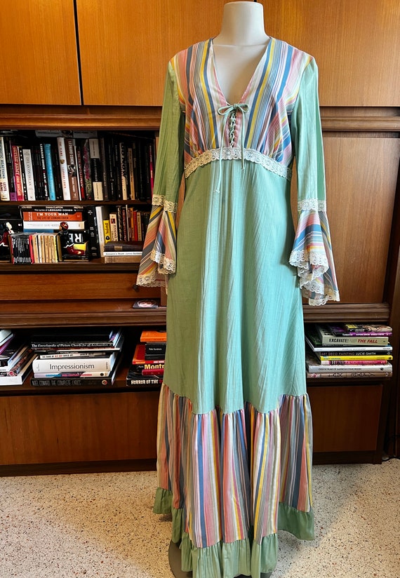 Vintage Volup Long Prairie Dress, Cottagecore, Re… - image 2